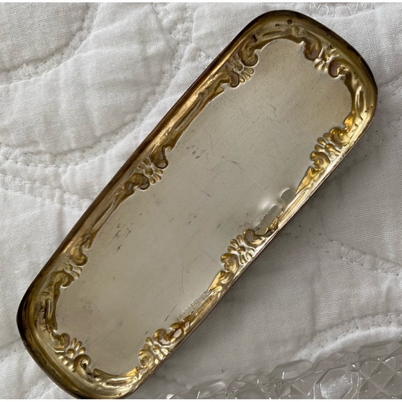 Antique Cut Crystal Trinket Box with Sterling Lid, UK - Picture 9 of 16